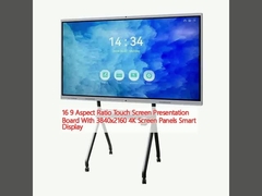 16 9 Relação de aspecto Painel de apresentação de tela sensível ao toque Com painéis de tela 3840x2160 4K Smart Display