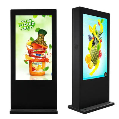 Tabela de sinalização digital de publicidade LCD exterior IP65 à prova de pó à prova d'água