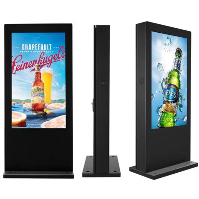 Tabela de sinalização digital de publicidade LCD exterior IP65 à prova de pó à prova d'água