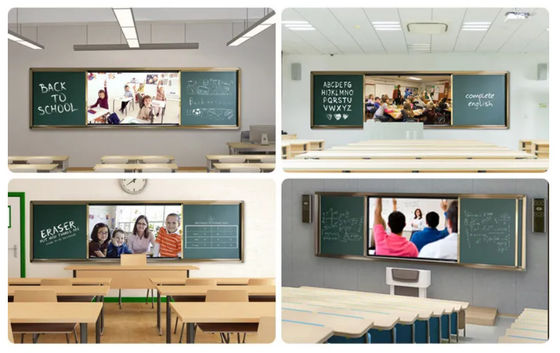 86 polegadas Push Pull Digital Chalk Board Smart Magnetic Para Educação Treinamento