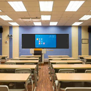 Painel interativo de tela sensível ao toque de 75 polegadas