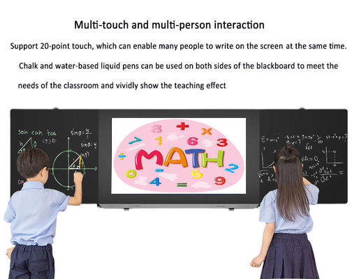 4K Smart Digital Blackboard touch screen com projeção sem fio 75 polegadas