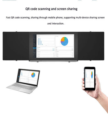 4K Smart Digital Blackboard touch screen com projeção sem fio 75 polegadas