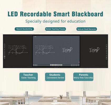 Treinamento pessoal Smart Digital Blackboard 75 polegadas para ensino