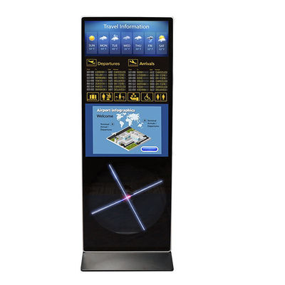 Sinalização digital LCD de 43 polegadas para exposição de shopping mall