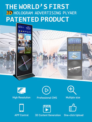 Sinalização digital LCD de 43 polegadas para exposição de shopping mall