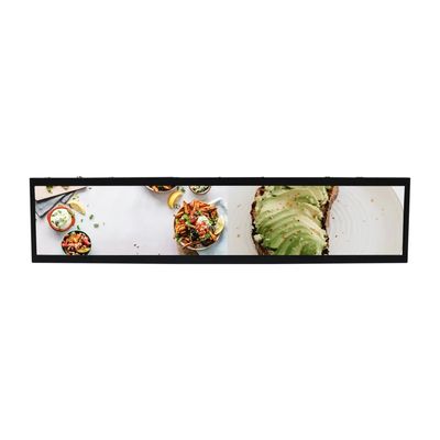 Painel de display LCD de 65 polegadas montado na parede para locais públicos