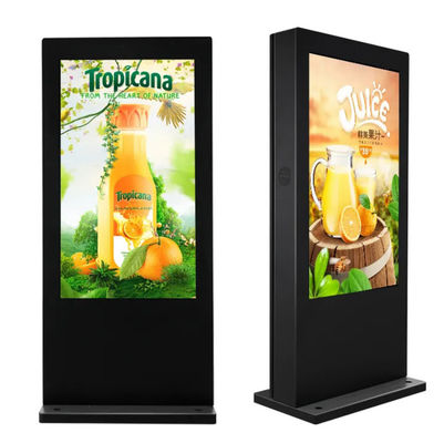 Ecrã de exibição digital exterior multilíngüe impermeável com quiosque ODM