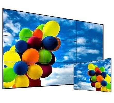 Painel de exibição de vídeo LCD montado na parede Gamut de cores amplas multifuncional