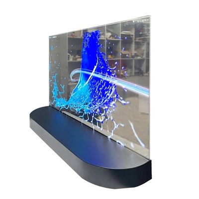 Display transparente OLED em cores completas personalizado para apresentações