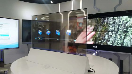 Publicidade Ecrã OLED transparente Tipo de desktop inteligente