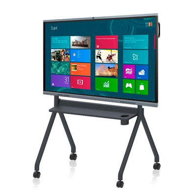 4K touch screen interativo Whiteboard 75 polegadas Smart Board para interiores