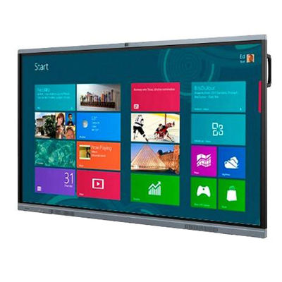 4K touch screen interativo Whiteboard 75 polegadas Smart Board para interiores