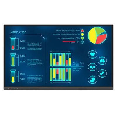 4K touch screen interativo tabuleiro multi-touch tabuleiro interativo 55 polegadas