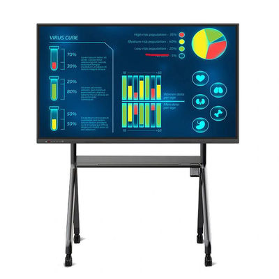4K touch screen interativo tabuleiro multi-touch tabuleiro interativo 55 polegadas