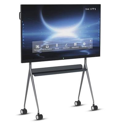Tabuleiro de 75 polegadas com touchscreen interativo e painel LCD