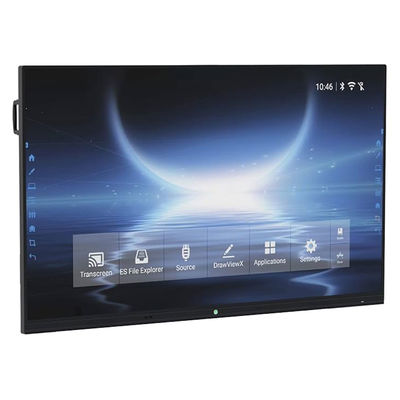 Tabuleiro de 75 polegadas com touchscreen interativo e painel LCD