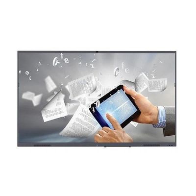 Quadro de apresentação de tela sensível ao toque 4K personalizado com tecnologia infravermelha