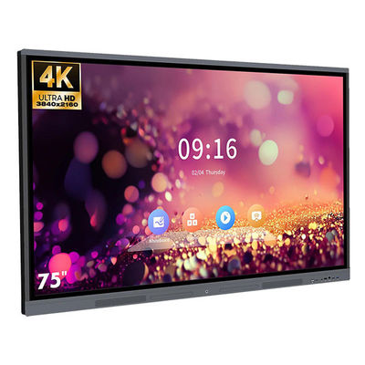 4K Flat Digital Multi Touch Interactive Whiteboard 86