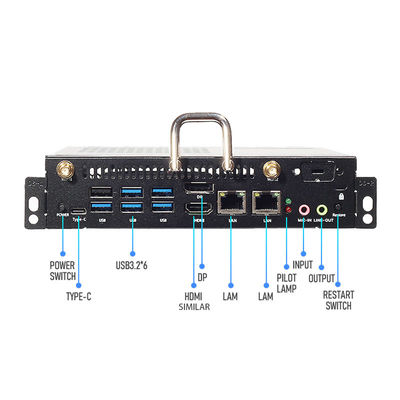 12a Geração Preto I5 11390h Grande OPS PC Modulo I5 16GB 128g SSD