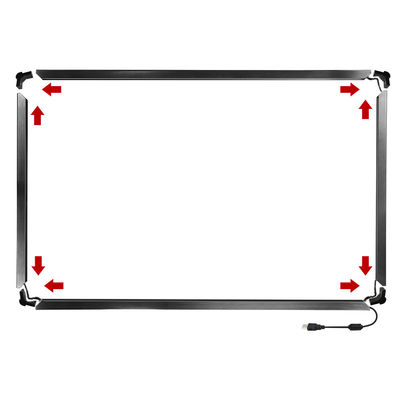 Ecrã de toque infravermelho profissional DC 5V Ir Painel de toque 8ms Resposta