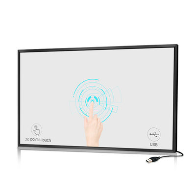 Painel de monitor interativo de toque infravermelho Multitouch