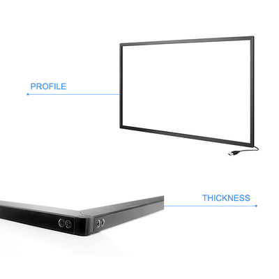 Monitor de tela sensível ao toque com infravermelho de 5 V DC com comunicação RS485 RS232