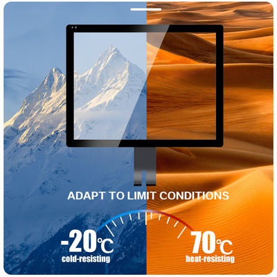 15 polegadas LCD capacitivo touch screen multi-touch interior e exterior