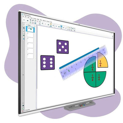 4K 83 polegadas Smart Interactive Whiteboard para estudantes da escola