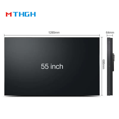 Painel de vídeo LCD de 75 polegadas para publicidade comercial