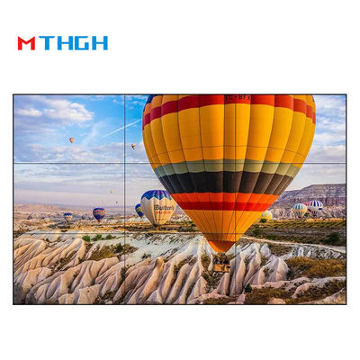 1080P Alto contraste 3500:1 tela de empalhe LCD 55 polegadas LCD vídeo parede