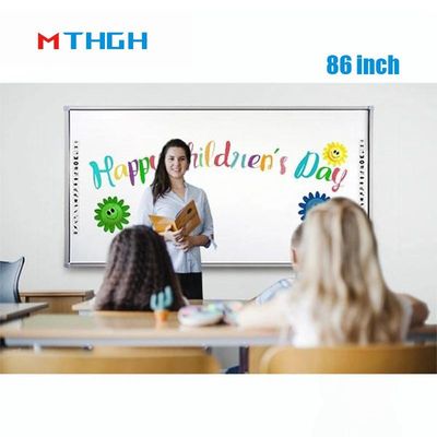86 polegadas 32 pontos infravermelho sala de aula Smart Interactive Whiteboard para ensino escolar