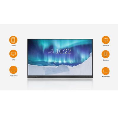 86 polegadas touch screen interactive com USB para educação de conferência