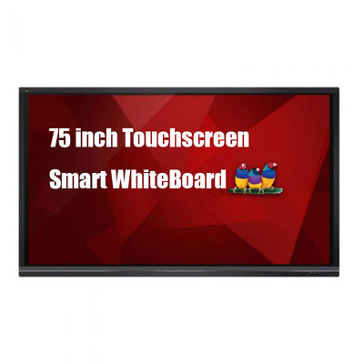 Ecrã táctil interativo de 75 polegadas 4G / 8G / 16G / 32G / 64G / 128G / 512G Processador opcional quad-core