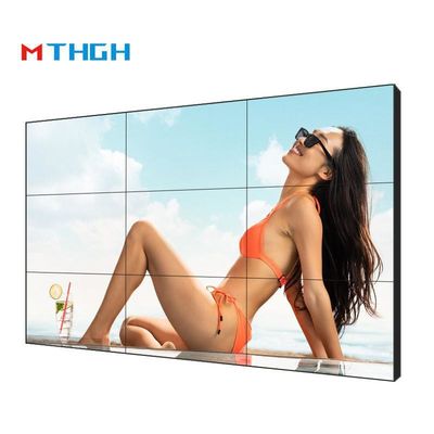 46 polegadas 72% Gamut de cor ADS painel LCD vídeo tela de parede com costuras de 3,5 mm