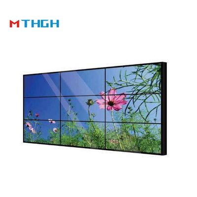 55 polegadas Brilho 500cd/m2 Ecrã de emplaçamento LCD 1200:1 Relação de contraste 3.5mm costuras