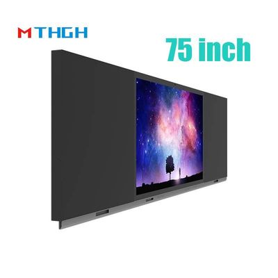 Display de tela sensível ao toque interativo de 75 polegadas Smart Blackboard LED Panel 500cd/M2 Educação escolar
