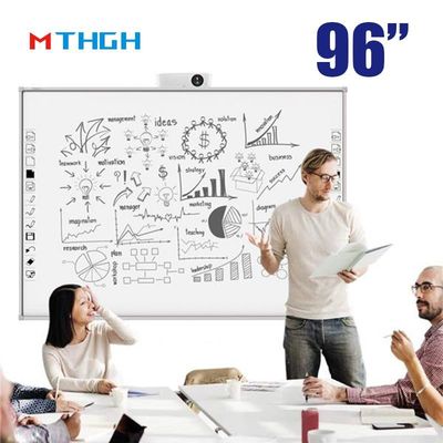 96 polegadas de sala de aula Digital Whiteboard 10 pontos de toque Smart Display Interativo
