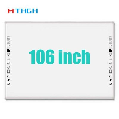 106 polegadas Eletromagnético Touch Smart Whiteboard 3840X2160 Resolução do ecrã Para interação escolar