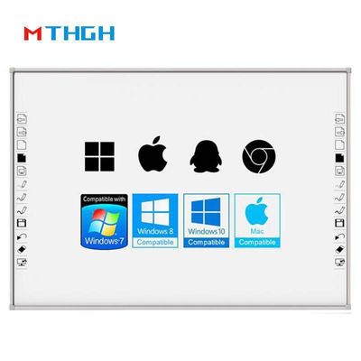 106 polegadas Eletromagnético Touch Smart Whiteboard 3840X2160 Resolução do ecrã Para interação escolar