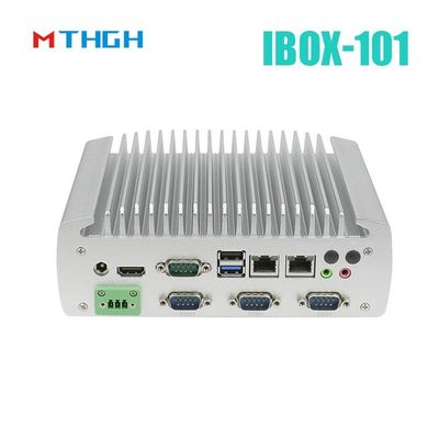 IBOX-101 Plus Mini PC Industrial com HDMI Mini PCIe/MSATA Suporte Windows/Liunx