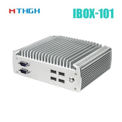 IBOX-101 Plus Mini PC Industrial com HDMI Mini PCIe/MSATA Suporte Windows/Liunx