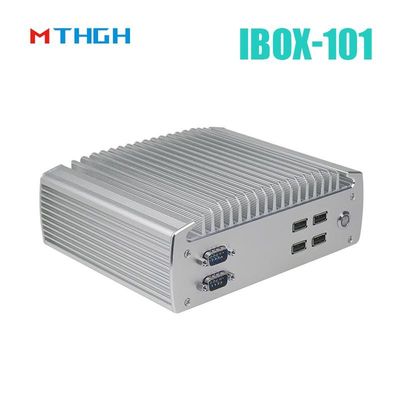 IBOX-101 Plus Mini PC Industrial com HDMI Mini PCIe/MSATA Suporte Windows/Liunx