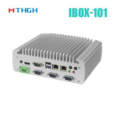 IBOX-101 Plus Mini PC Industrial com HDMI Mini PCIe/MSATA Suporte Windows/Liunx