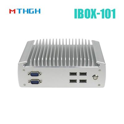 IBOX-101 Plus Mini PC Industrial com HDMI Mini PCIe/MSATA Suporte Windows/Liunx