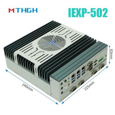 IEXP-502 Mini PC Industrial com Mini PCIe Slot de Expansão Sistema Operacional Windows/Linux