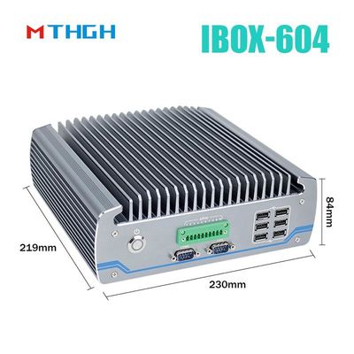 PC Industrial sem ventilador IBOX-604 Intel Core I5 6500T SSD HDMI Windows/Linux