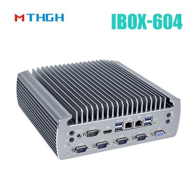 PC Industrial sem ventilador IBOX-604 Intel Core I5 6500T SSD HDMI Windows/Linux