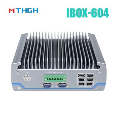 PC Industrial sem ventilador IBOX-604 Intel Core I5 6500T SSD HDMI Windows/Linux