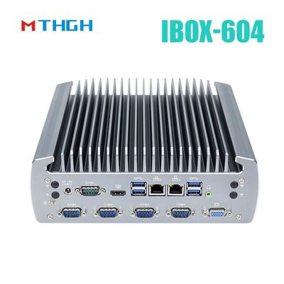 PC Industrial sem ventilador IBOX-604 Intel Core I5 6500T SSD HDMI Windows/Linux